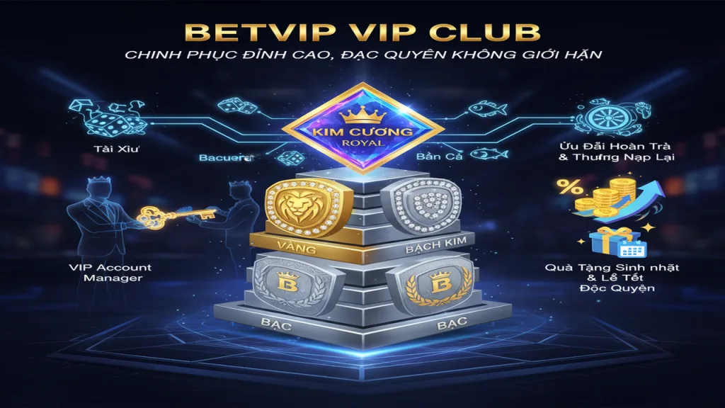 Ưu đãi đặc quyền dành cho thành viên VIP Betvip
