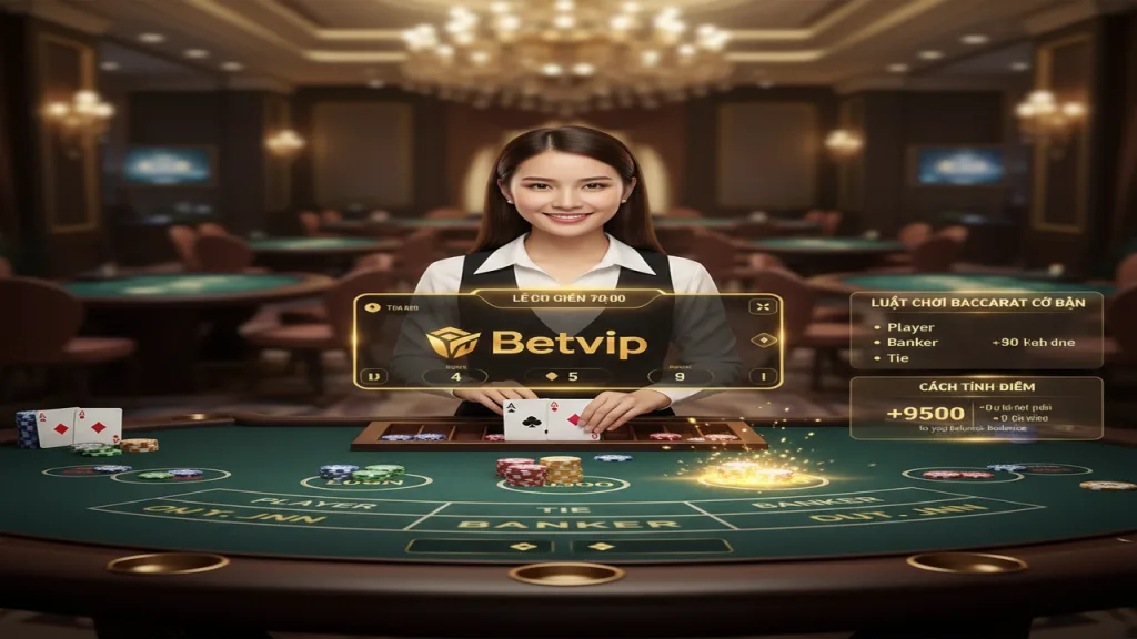 Cách chơi Baccarat đảm bảo hiểu ngay Betvip